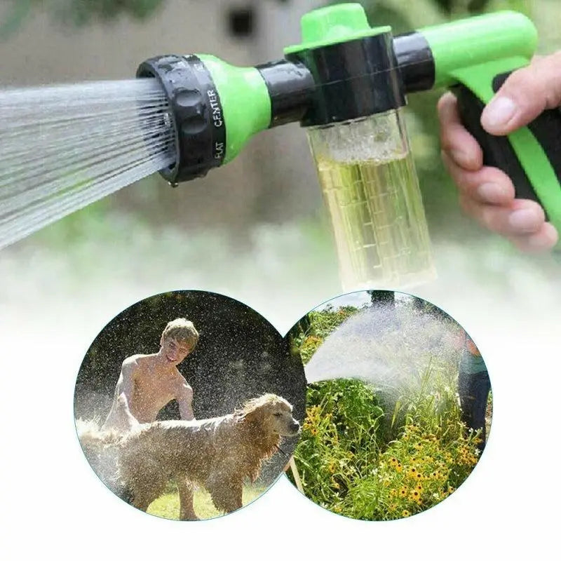 Professional Multifunctional Pet Shower Kit - 5-Piece Adjustable High Pressure Cleaner Nozzle Set for Grooming and Bathing Pets, Includes Fur Saver and Deshedding Nozzles, Ideal for Home and Outdoor Use