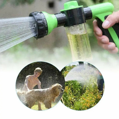 Professional Multifunctional Pet Shower Kit - 5-Piece Adjustable High Pressure Cleaner Nozzle Set for Grooming and Bathing Pets, Includes Fur Saver and Deshedding Nozzles, Ideal for Home and Outdoor Use