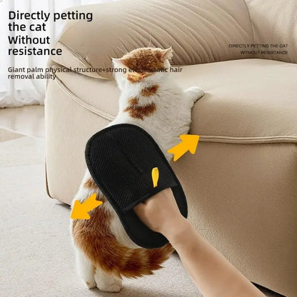 Pet Hair Removal Glove for Cats and Dogs with Flexible Surface for Efficient Fur Capture