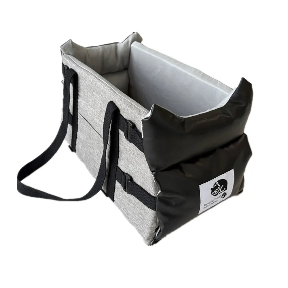 Dog Car Seat for Small Dog Center Console Seat Pet Booster Seat for Car Safety Travel Puppy Portable Dog Carrier for Cats Bag