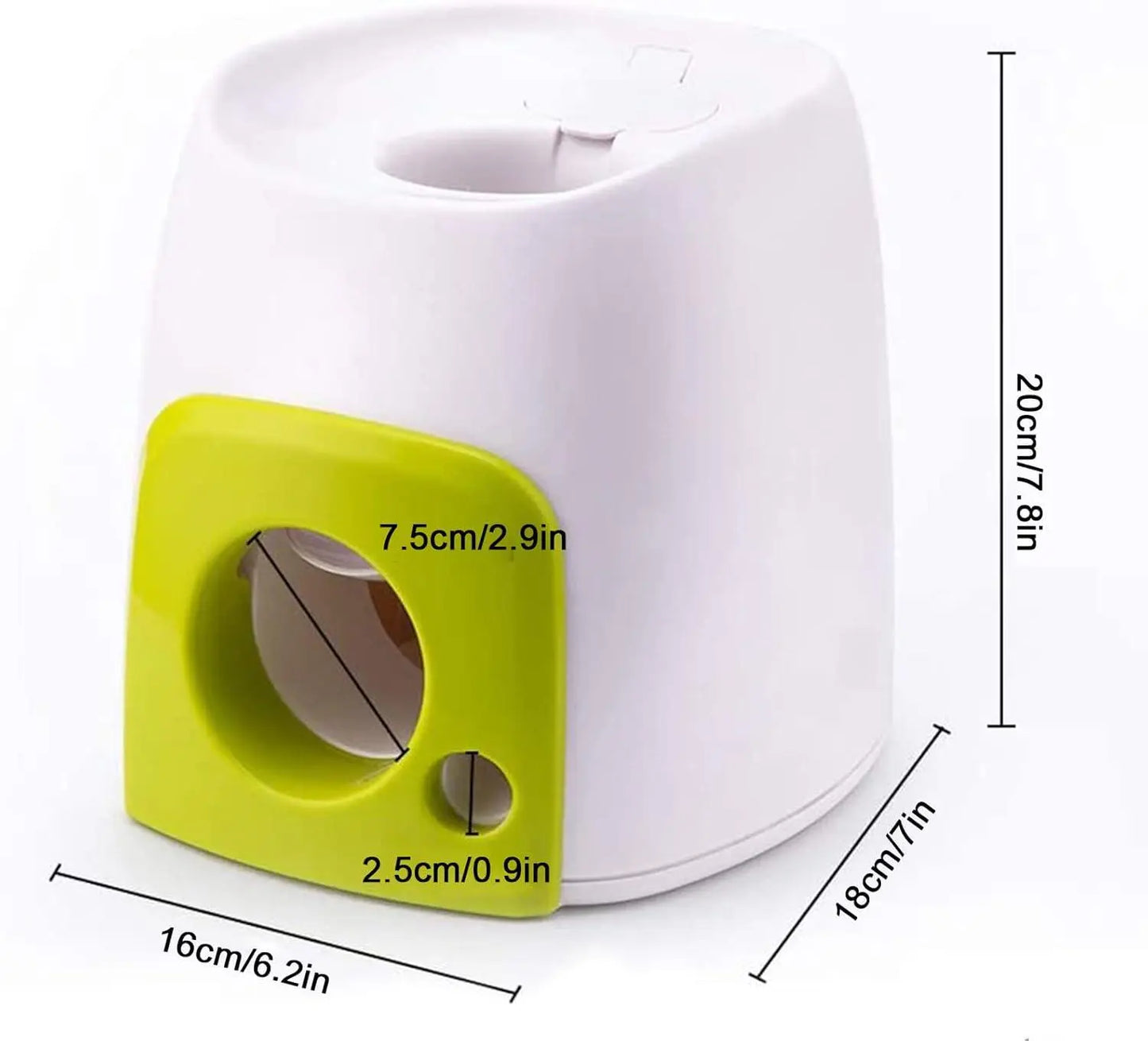 Automatic Pet Tennis Ball Launcher - Non-Electric Toy for Small and Medium Dogs, Includes Pet Food Reward Feature for Training