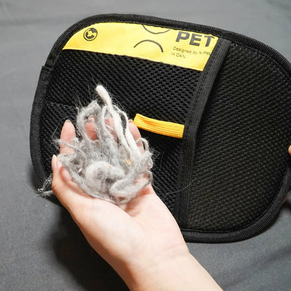 Pet Hair Removal Glove - Anti-Static Grooming Mitt for Dogs and Cats, Effective Pet Hair Cleaning Tool and Grooming Accessory