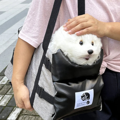 Dog Car Seat for Small Dog Center Console Seat Pet Booster Seat for Car Safety Travel Puppy Portable Dog Carrier for Cats Bag
