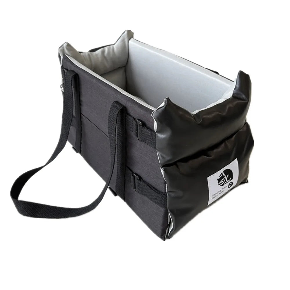 Dog Car Seat for Small Dog Center Console Seat Pet Booster Seat for Car Safety Travel Puppy Portable Dog Carrier for Cats Bag