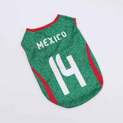 Pet Soccer Jersey - Stylish Game Day Apparel for Small and Medium Dogs and Cats