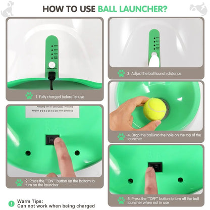 Dog Ball Launcher - Durable and User-Friendly Toy for Engaging Playtime with Your Pet