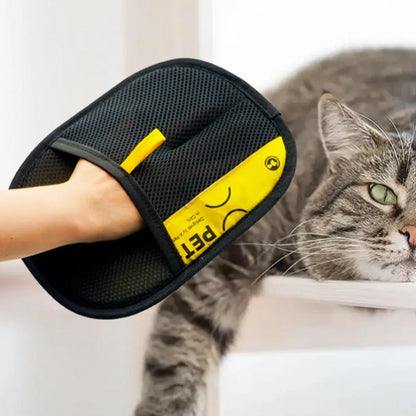 Pet Hair Removal Glove - Anti-Static Grooming Mitt for Dogs and Cats, Effective Pet Hair Cleaning Tool and Grooming Accessory