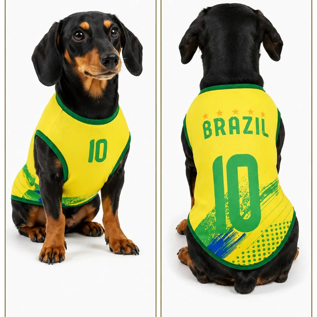 Pet Soccer Jersey - Stylish Game Day Apparel for Small and Medium Dogs and Cats