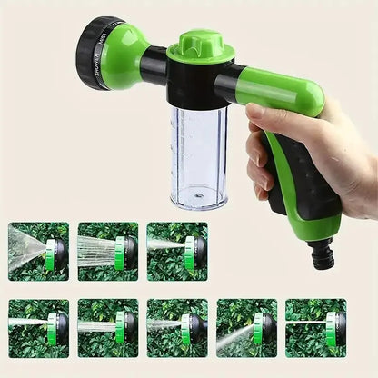 Professional Multifunctional Pet Shower Kit - 5-Piece Adjustable High Pressure Cleaner Nozzle Set for Grooming and Bathing Pets, Includes Fur Saver and Deshedding Nozzles, Ideal for Home and Outdoor Use